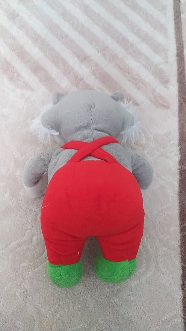 Gri Peluş Oyuncak - Görsel 5