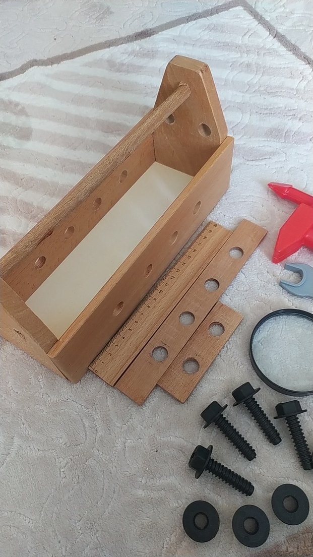 Ahşap Eğitim Seti ve Oyuncak Aletler - Görsel 5