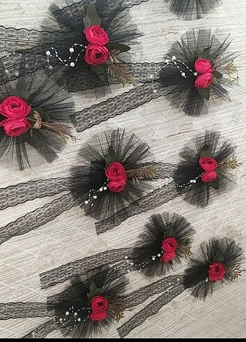 Gelin Damat Nişan Bohça Valiz Sandık Süsü - Görsel 6