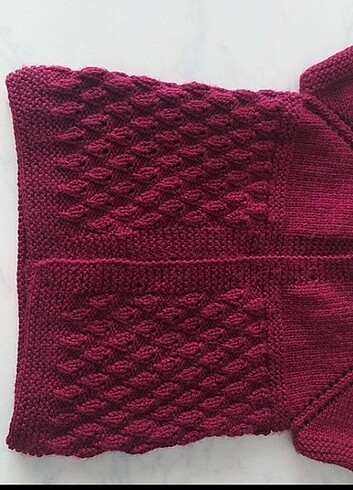 Örgü bebek yeleği - Görsel 11