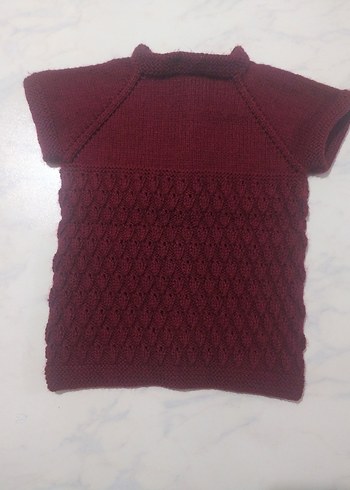 Örgü bebek yeleği - Görsel 8