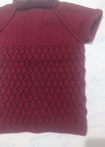 Örgü bebek yeleği - Görsel 5