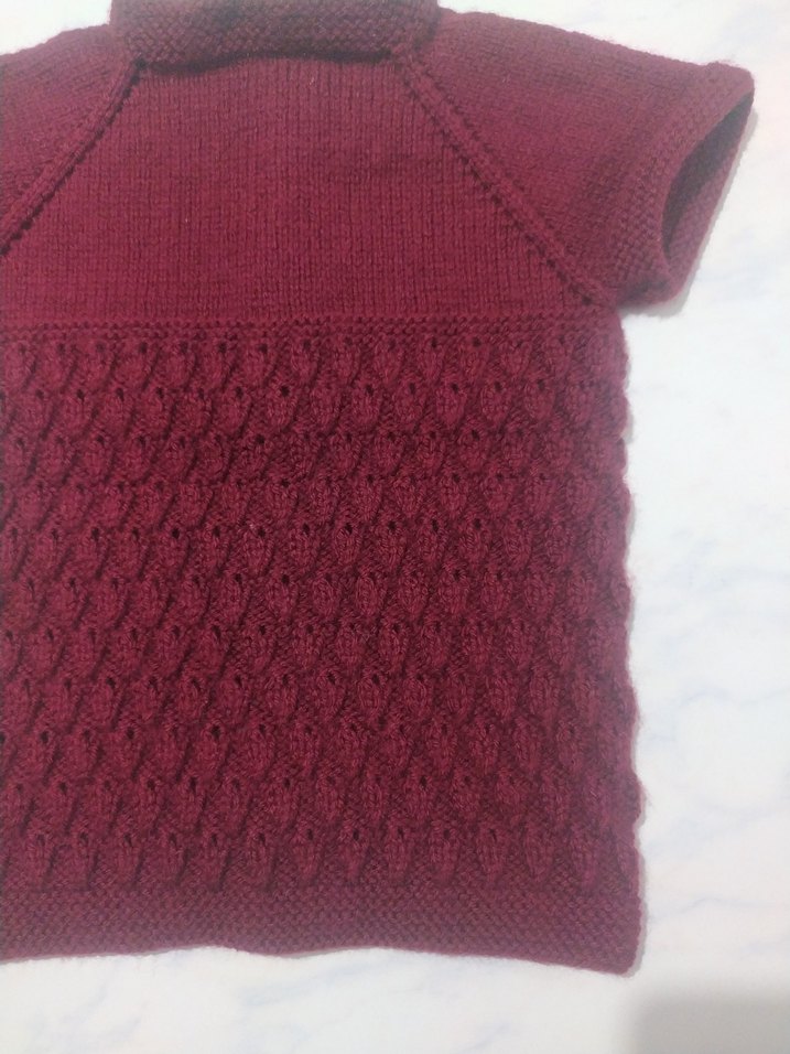 Örgü bebek yeleği - Görsel 5