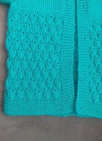 El örgüsü bebek yeleği - Görsel 7