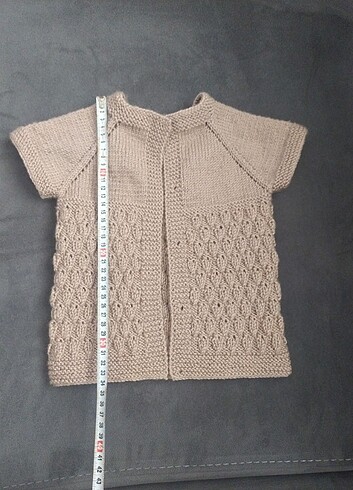 Bebek yelek el örgüsü - Görsel 11