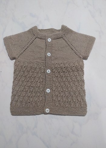 Bebek yelek el örgüsü - Görsel 3