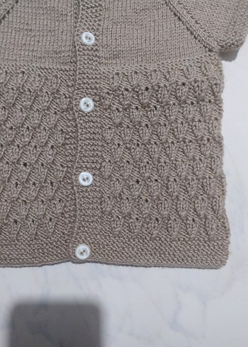 Bebek yelek el örgüsü - Görsel 5