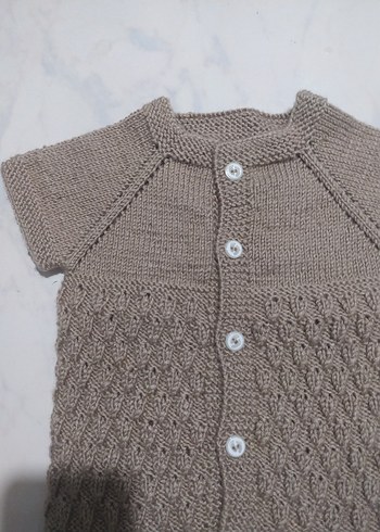 Bebek yelek el örgüsü - Görsel 4