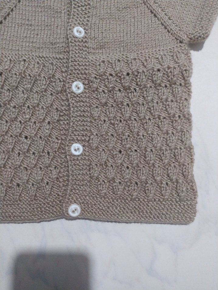 Bebek yelek el örgüsü - Görsel 5