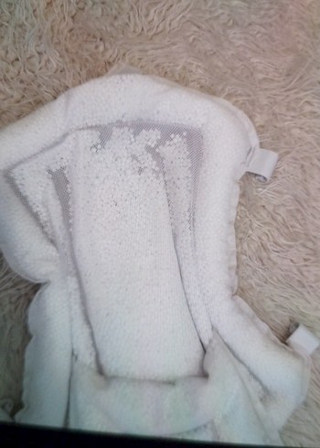 Beyaz Gri Bebek Banyo kuveti ve boncuk filesi - Görsel 2