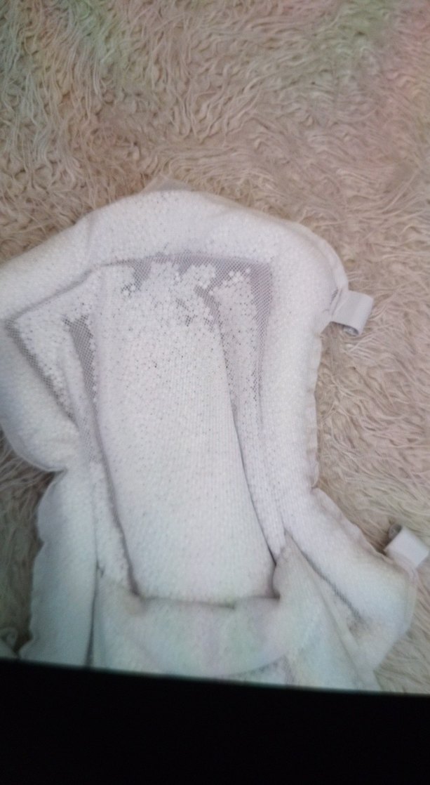 Beyaz Gri Bebek Banyo kuveti ve boncuk filesi - Görsel 2