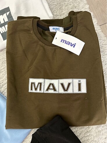 m Beden Mavi erkek sweat