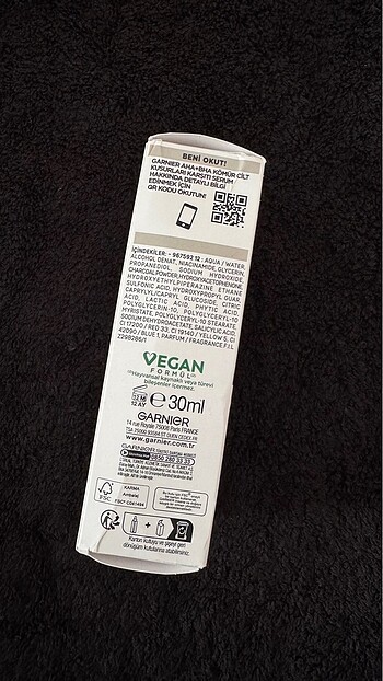  Beden Renk Garnier aha bha kömür serum