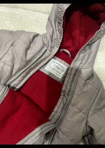 Gri Erkek Bebek Kapüşonlu Tulum - Görsel 4