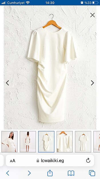 Beyaz elbise - Görsel 5