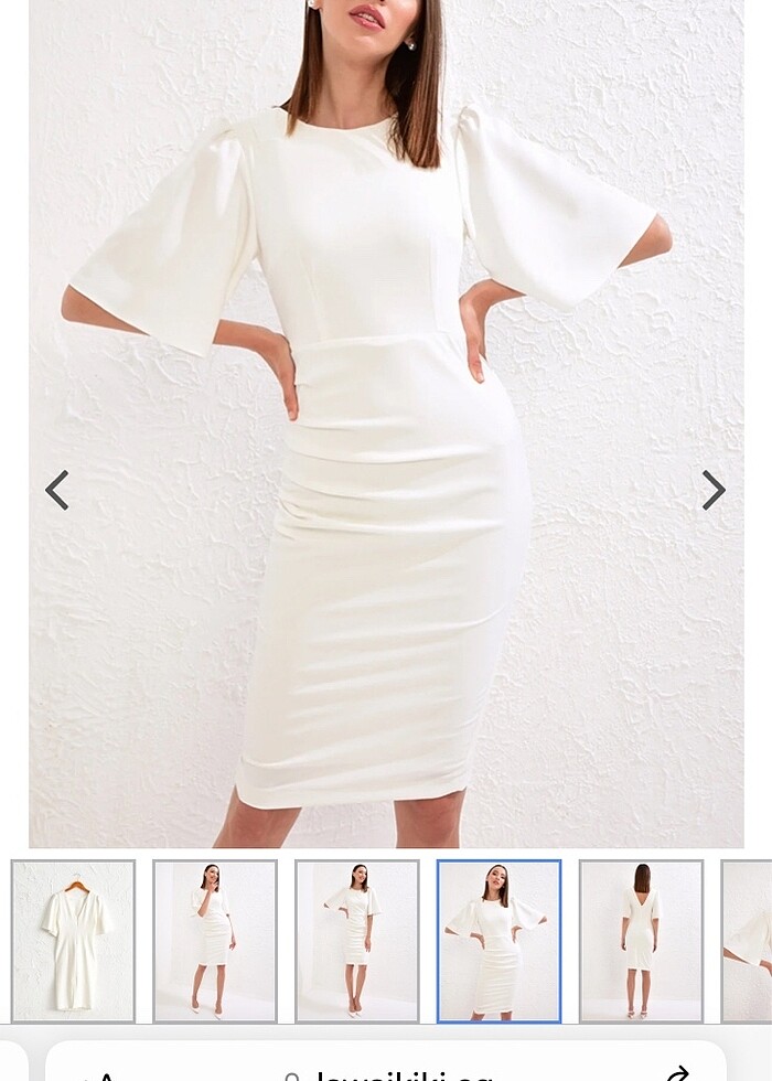 Beyaz elbise - Görsel 3