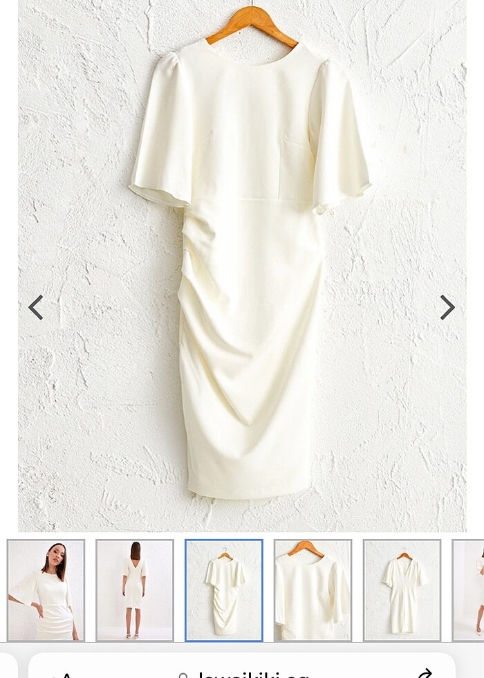 Beyaz elbise - Görsel 5