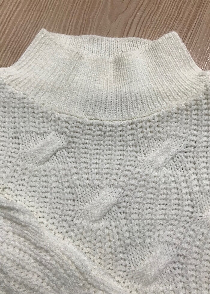 Beyaz kazak - Görsel 2