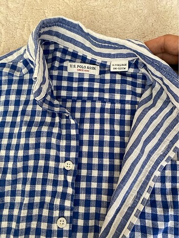 U.S Polo Assn. Gömlek erkek us polo orjinal 6/7 yaş