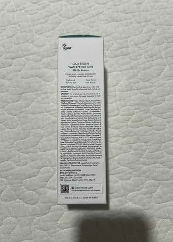 Dr.Ceuracle Cica Regen Suya Dayanıklı Güneş Kremi 100 ml - Görsel 8