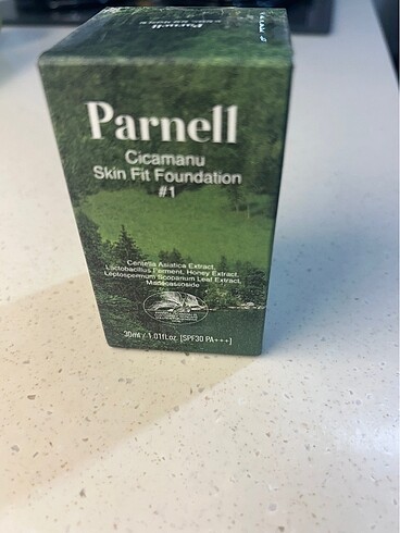 Diğer PARNELL CICAMANU Skin Fit Foundation 30ml (SPF30 PA+++)