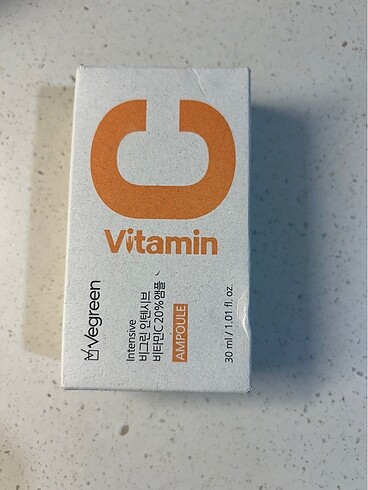 Vegreen ? Intensive Vitamin C Ampul