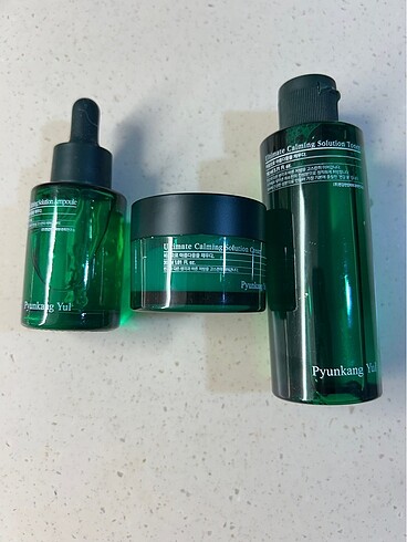 Pyunkang Yul Ultimate Calming Solution Cream, ampul, toner