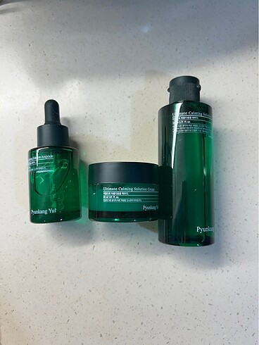 Diğer Pyunkang Yul Ultimate Calming Solution Cream, ampul, toner