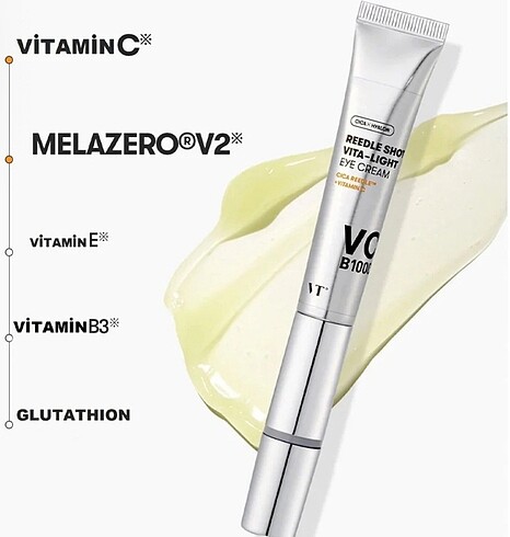VT REEDLE SHOT VITA-LIGHT EYE CREAM - Görsel 2