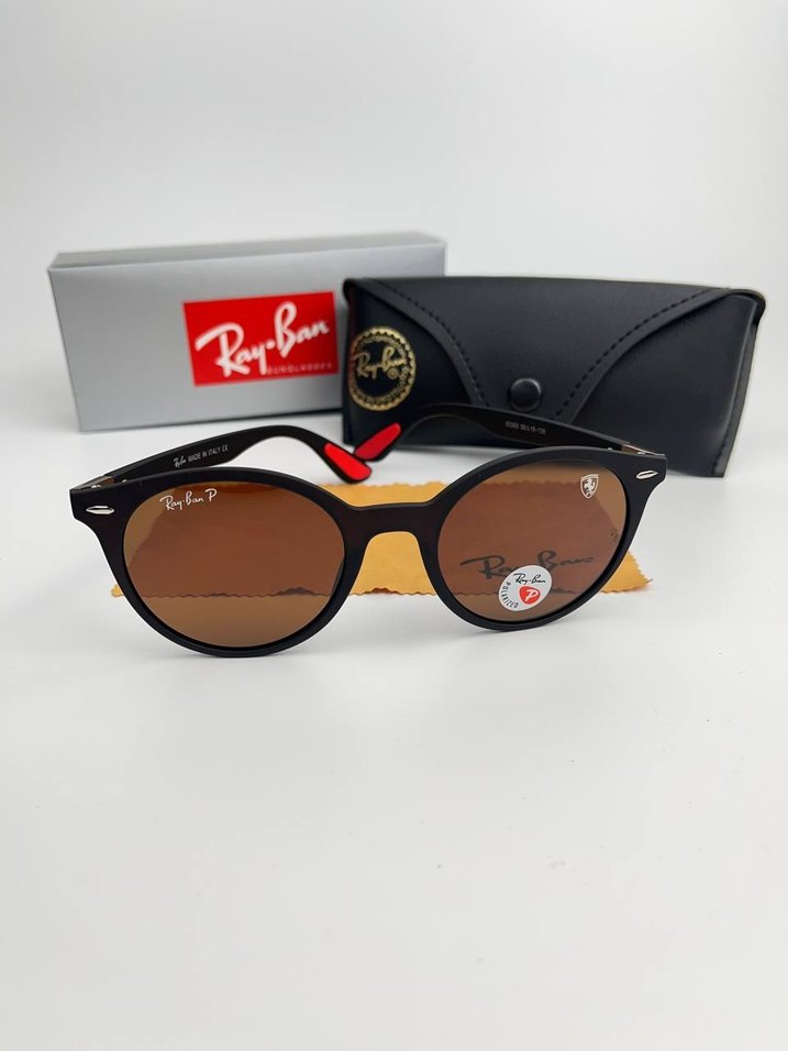 Ray-Ban Koyu Kahverengi Klasik Erkek Güneş Gözlüğü - Görsel 4