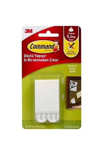 COMMAND 17201 Orta Boy Cırt Cırt Bant 5902658097003