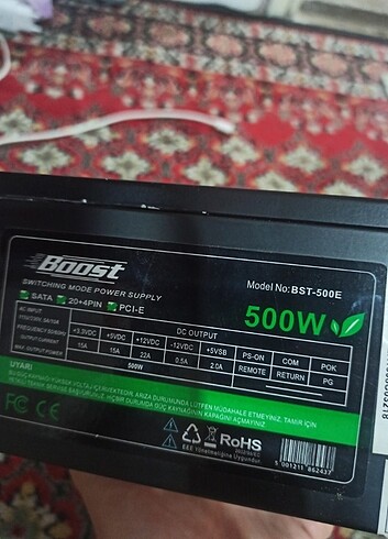 500w Power Güç Kaynağı !!!