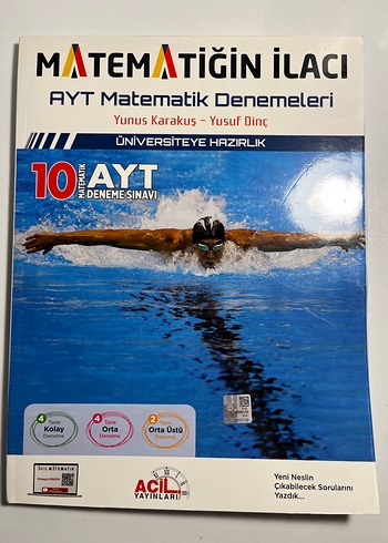 Matematiğin İlacı AYT Matematik Denemeleri Kitabı