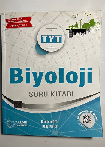 TYT Biyoloji Soru Kitabı - Palme Yayınları