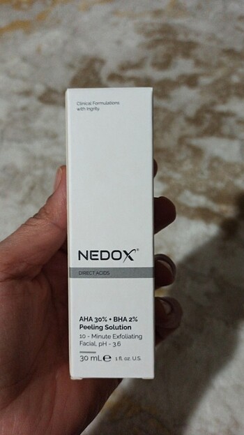 Nedox kırmızı peeling 