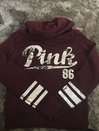 s Beden altın Renk Pink eşofman