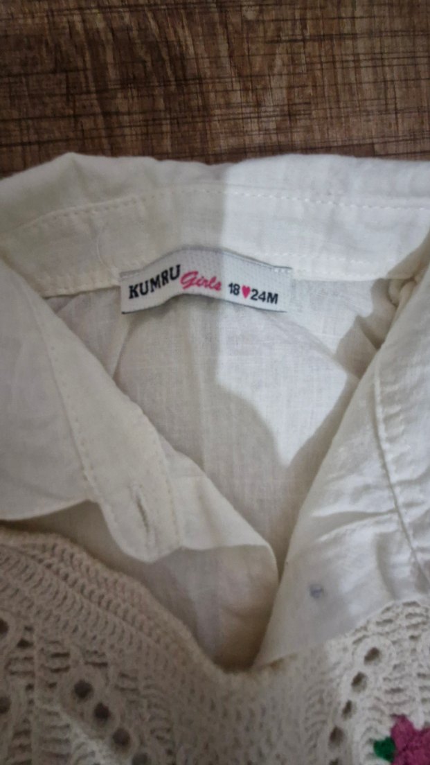 Nakışlı Triko Süveterli Bebek Kız Takımı - Görsel 2