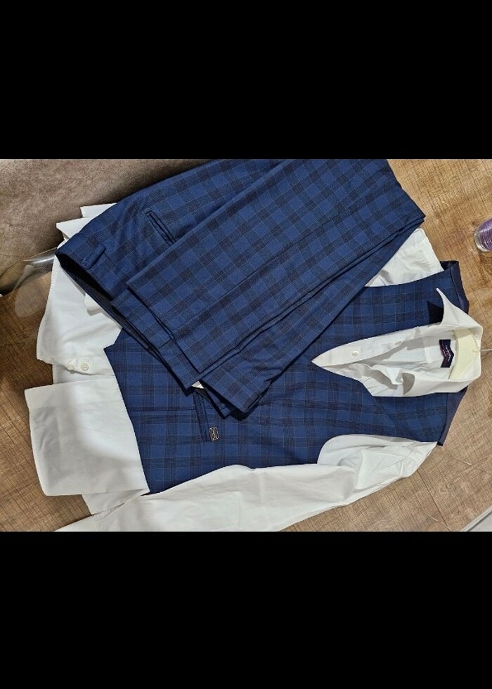 Erkek yelekli takım - Görsel 5