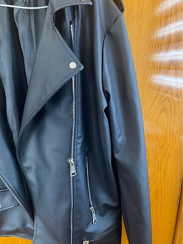 s Beden Oversize Deri Ceket