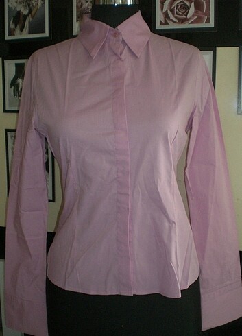 Mudo Collection Pembe Klasik Gömlek