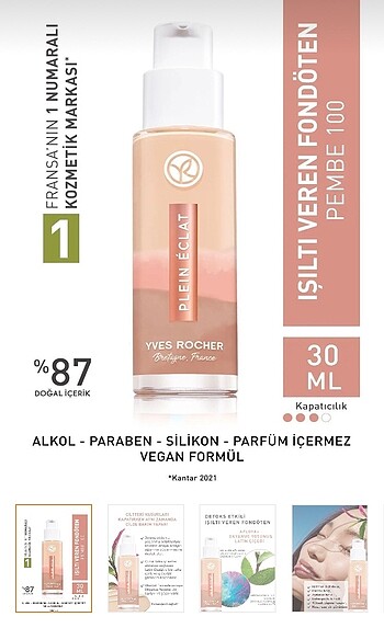 Yves Rocher fondöten rose 100