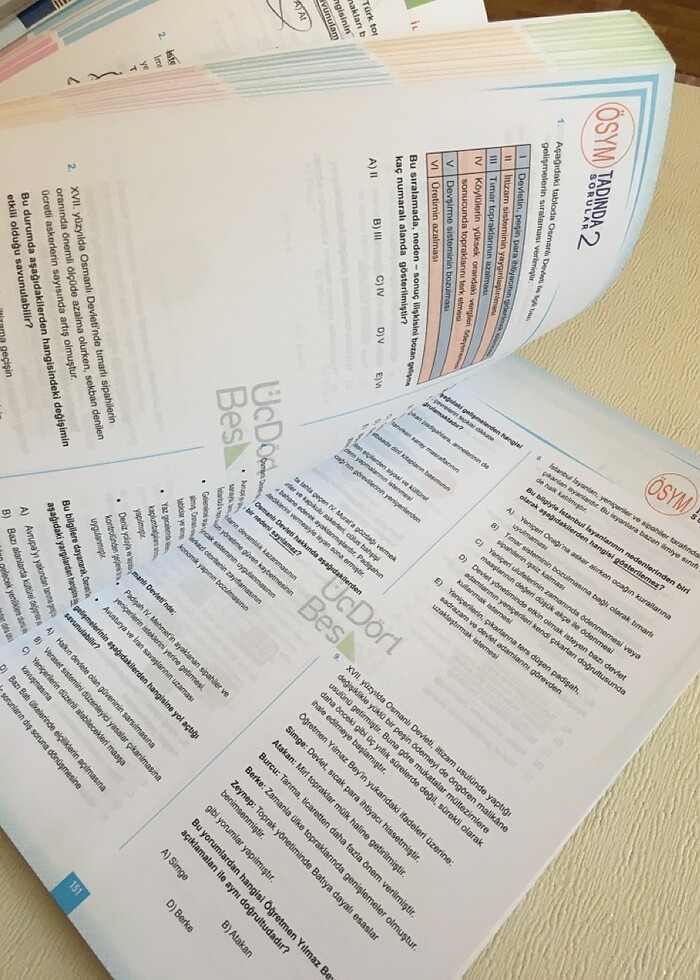 Tyt üçdörtbeş tarih soru bankası - Görsel 3