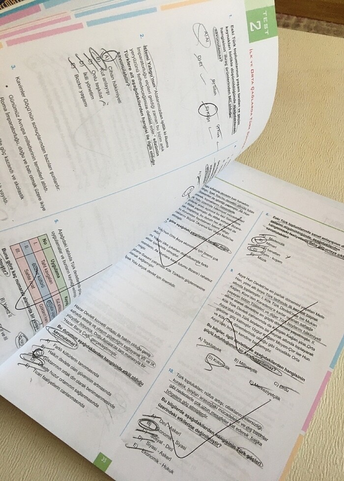 Tyt üçdörtbeş tarih soru bankası - Görsel 2