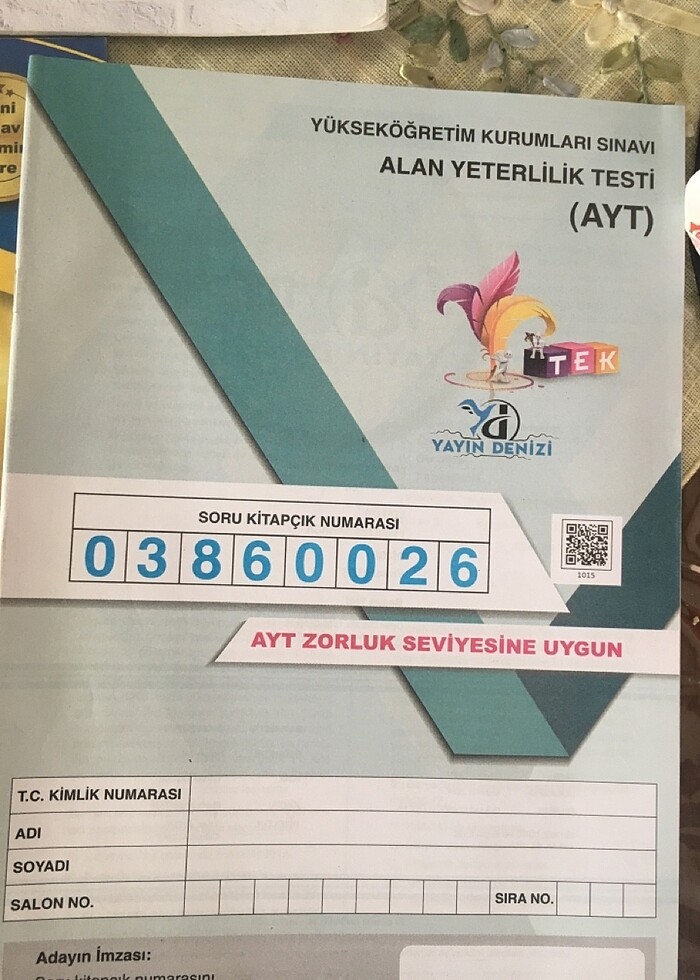 Ayt hiç kullanılmamış denemeler - Görsel 2