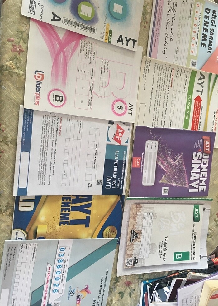 Ayt hiç kullanılmamış denemeler - Görsel 3