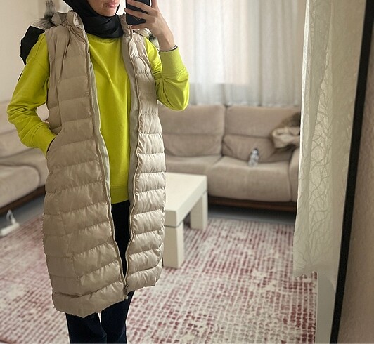 Krem şişme yelek - Görsel 5