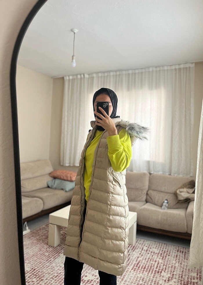 Krem şişme yelek - Görsel 2