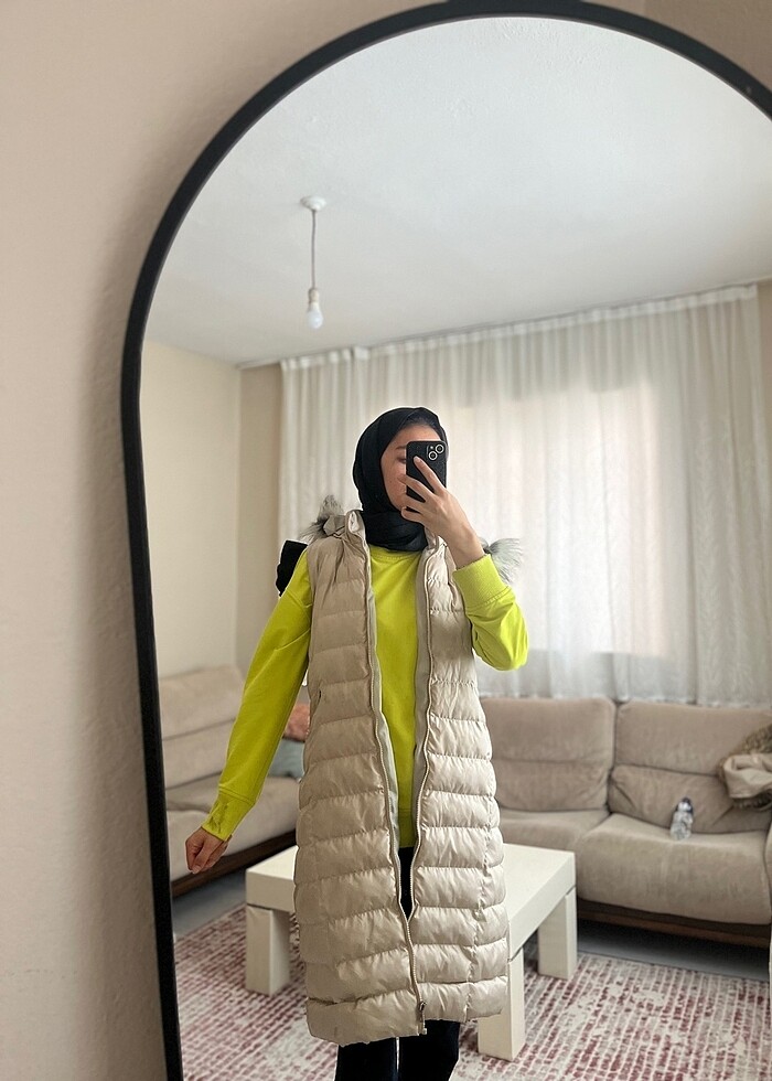 Krem şişme yelek - Görsel 4