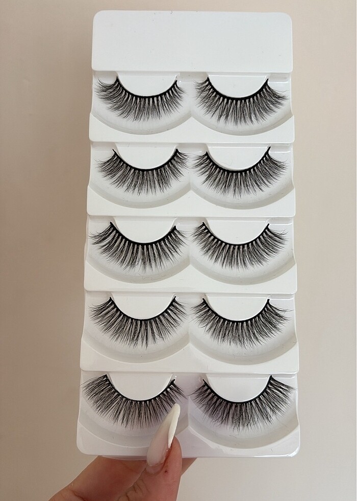 5 çift kirpik - Görsel 2