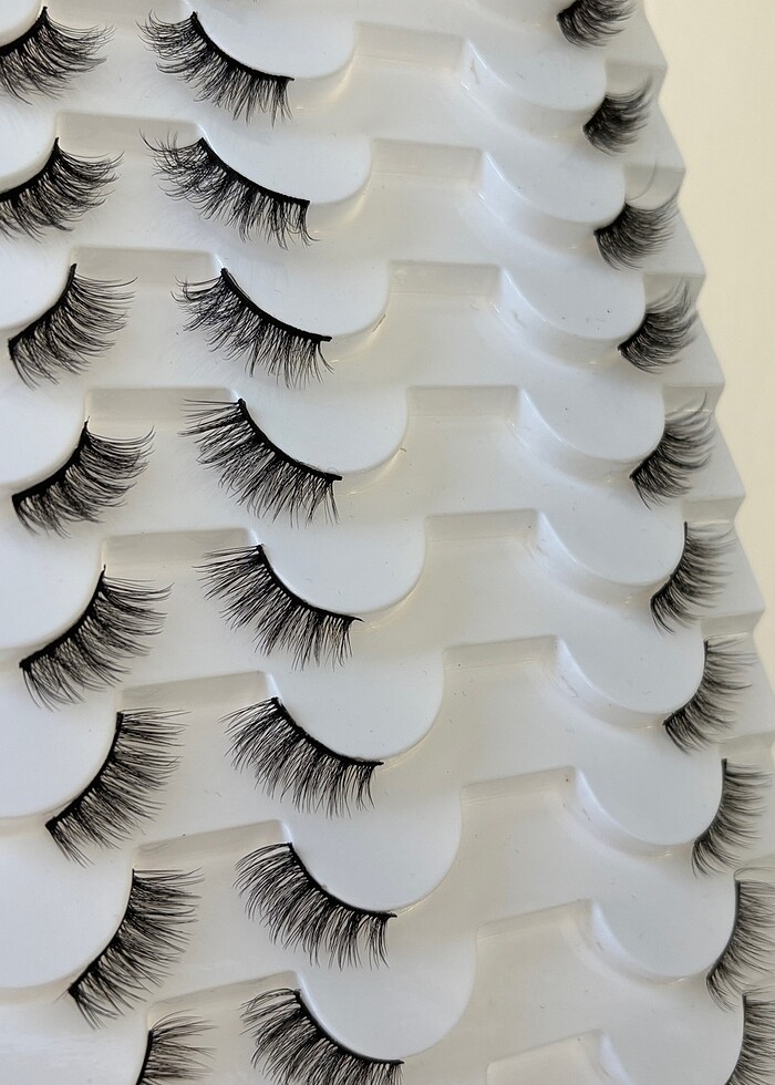 20 çift gerçek saç - Görsel 2